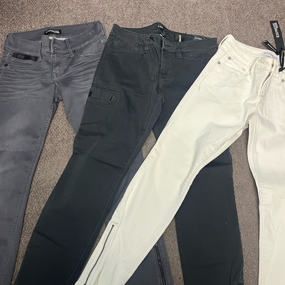 NWT 3 for 1 Express Skinny Jeans